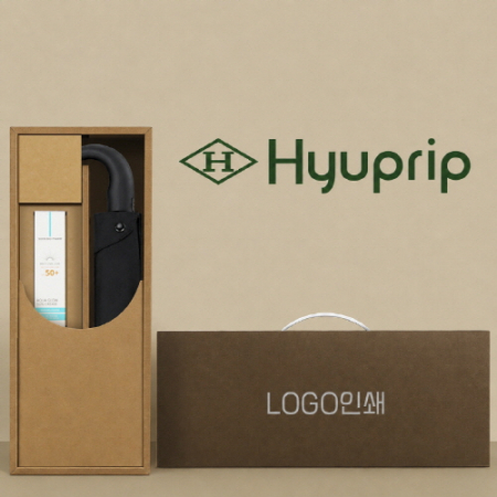 협립 3단 280T 블랙곡자손 완전자동 우산 +선크림1P-세트 #2