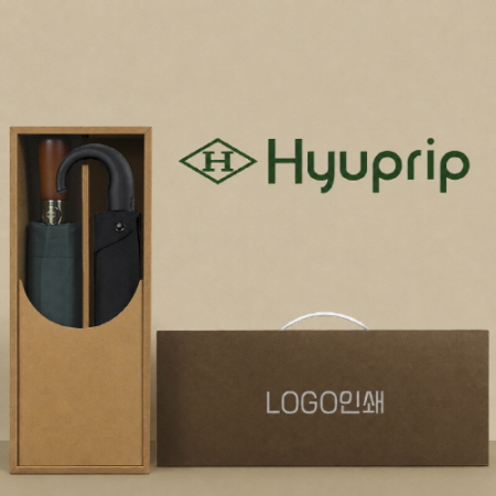 협립 3단 280T 블랙곡자손 완전자동 우산 +협립 3단70엔티크 고밀도 완전자동우산-세트 #2