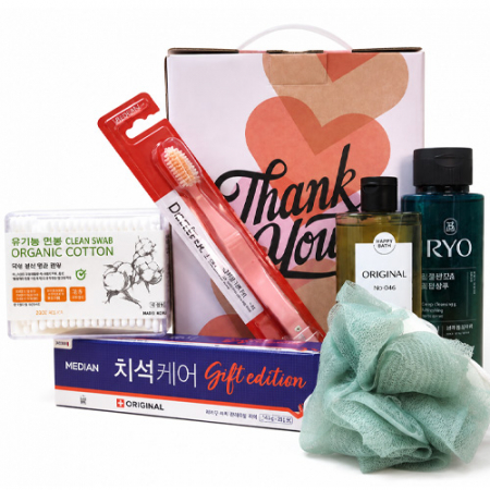 욕실 선물세트(면봉.칫솔.치약.바디워시.샴푸.샤워볼)판촉.선물.홍보.답례품 #2