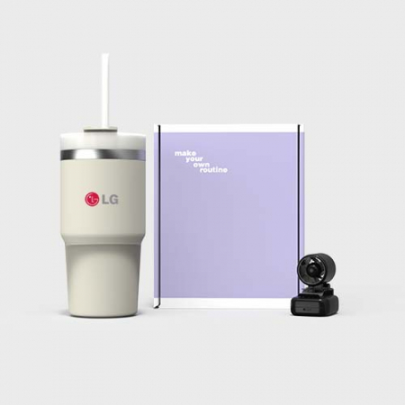 루티네 밀크티텀블러+핸즈프리 클립형 초미니 선풍기 #3