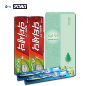 [대용량] 닥터세닥 치약140g 2p + 애경 2080 칫솔2p 세트