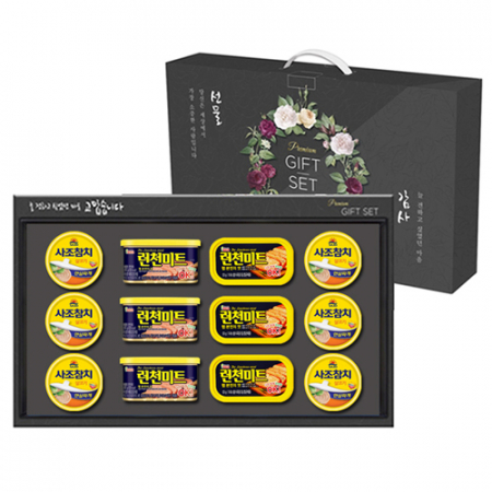 롯데햄 참치세트 38호 (롯데런천미트 200g 3ea  + 런천미트 120g 3ea + 사조살코기참치 85g 6ea) #2