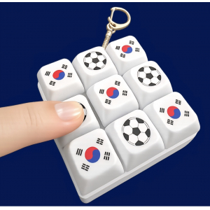 월드컵 딸깍이 키링 키랩 키보드 축구공