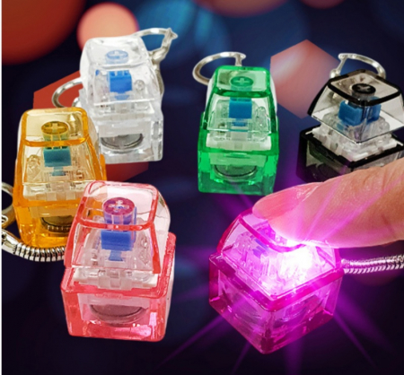 LED 불빛 키링 키캡 열쇠고리 딸깍이 피젯 #2