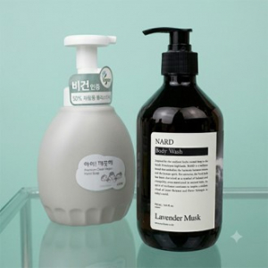 프리미엄 아이깨끗해 비건 핸드워시 450ml + Nard 나드 바디워시 500ml 2종 세트