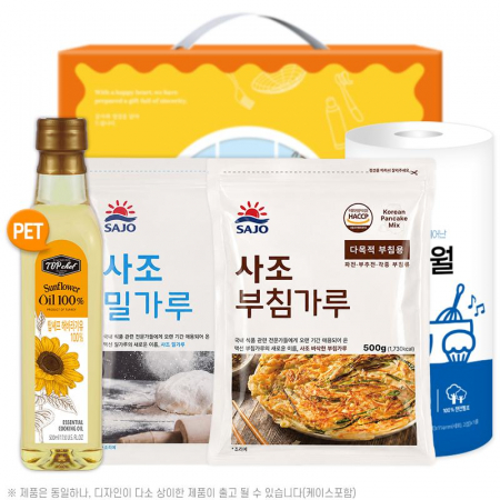 탑셰프페트해바라기유 사조밀가루500g 부침가루500g 키친타올(4종) #3