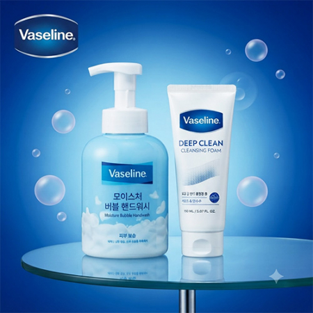 애경 바세린 모이스처 버블 핸드워시 500ml + 애경 바세린 클렌징폼 150g #2