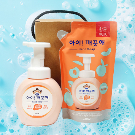 크라프트 아이깨끗해+리필세트 2종  복숭아향 #3