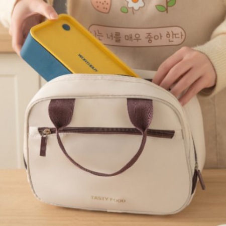 라운드지퍼 감성 보냉백 #2