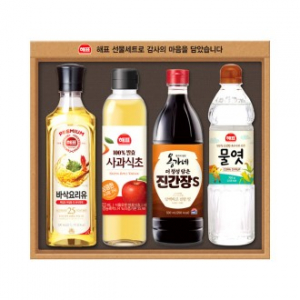명절선물세트 사조해표 안심특선 V12호 /요리유/진간장/물엿/식초/ 박스단위 무료배송