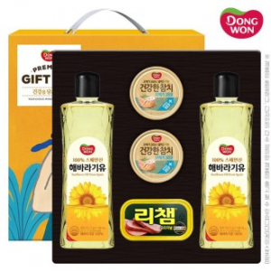 동원 오일혼합세트221호(동원해바라기유2개 참치2개 리챔1개)