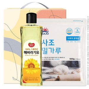 명절선물세트 동원해바라기유 사조 밀가루(2종) / 박스단위 무료배송