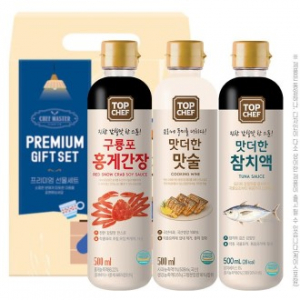 탑셰프 간장혼합3종 홍게 맛술 참치액