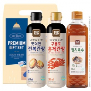 탑셰프 간장육수3종 전복 홍게 멸치육수