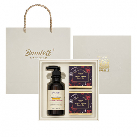 마르세유 프리미엄 바디케어 3종 선물세트 (바디워시500ml+뷰티바120g×2) #2