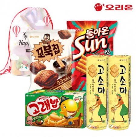 (파우치백)오리온 과자가필요해5종2호(고래밥/고소미2P/초코꼬북칩/돌아온썬) #2