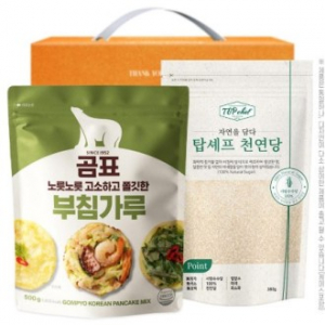 곰표부침가루 탑셰프천연당380리필(2종)