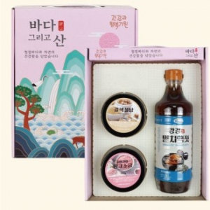해산세트 명절선물세트 (KJ)(멸치액젓,갈색설탕,핑크소금)