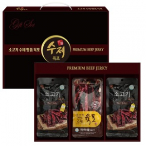 수제 육포 5종 육포 30gx3개 및 견과 육포 30gx2개