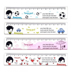 송화 캐릭터 자 15cm [J1]