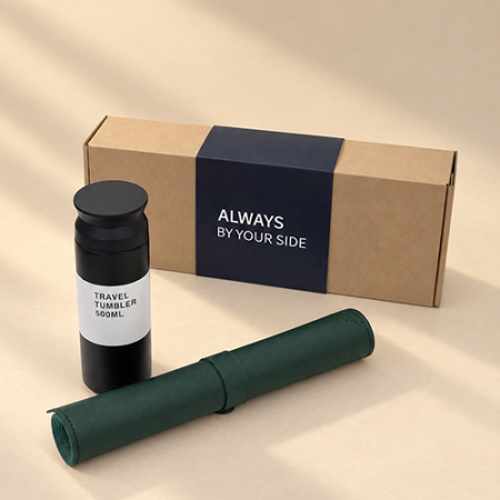 레브 가죽 데스크매트+트래블텀블러 500ml 세트 #2