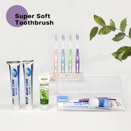 M케이스 니치 슈퍼소프트캡칫솔 애경2080치약 카밀핸드크림 슬림모구강세트 #6