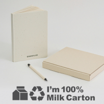 ESG 친환경 우유갑 리사이클 무지노트 및 펜 세트