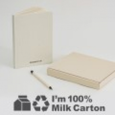 ESG 친환경 우유갑 리사이클 무지노트 및 펜 세트