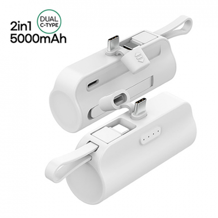 컴우드 2IN1 5000mAh 듀얼 C타입 도킹배터리 #3