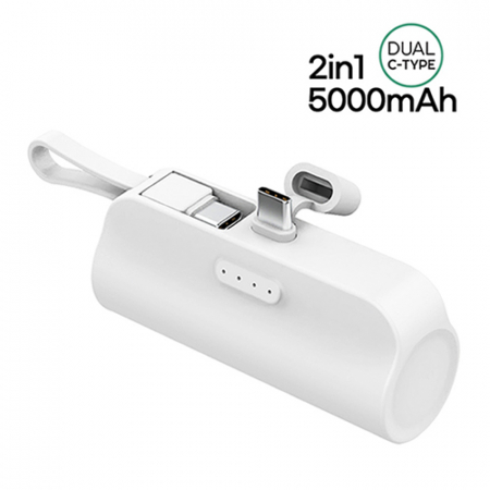 컴우드 2IN1 5000mAh 듀얼 C타입 도킹배터리 #2