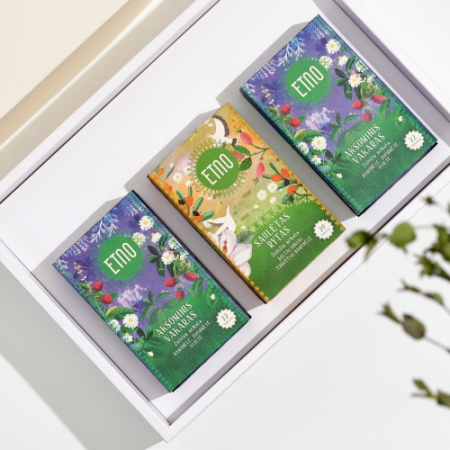 북유럽 허브티 ETNO 3P 혼합세트B 벨벳 2박스+써니 1박스 64T #3