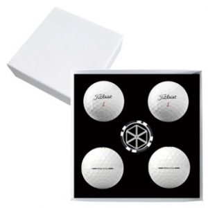 타이틀리스트 PRO V1x 4구 볼마커칩 고급 싸바리케이스