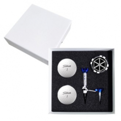 타이틀리스트 PRO V1 2구 볼마커칩 고급 싸바리케이스