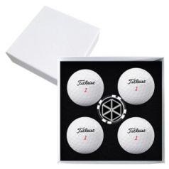 타이틀리스트 트루필 4구 볼마커칩 고급 싸바리케이스