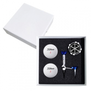 타이틀리스트 트루필 2구 볼마커칩 자석티 고급 싸바리케이스