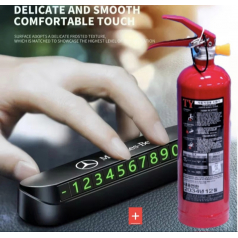 0.7kg 차량 소화기 겸용+주차번호판 알림판