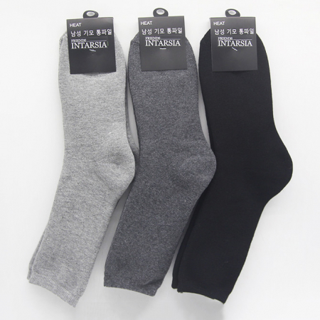 여성 남성 겨울 기모 통파일 보온 양말 #3