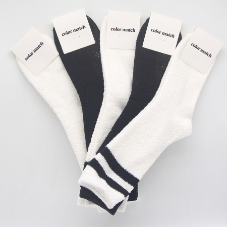 투라인 여자 남자 장목 미끄럼방지 겨울 수면 양말 #3