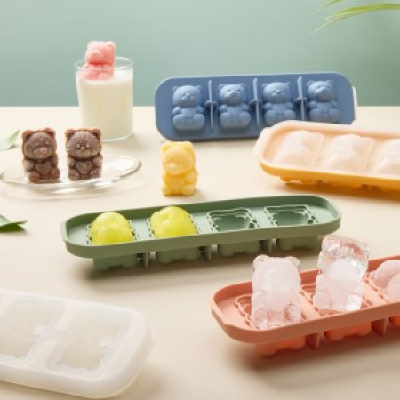 실리팟 실리콘 곰냥이 아이스트레이 #2