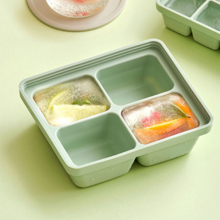 실리팟 실리콘 큐브 4구 #3