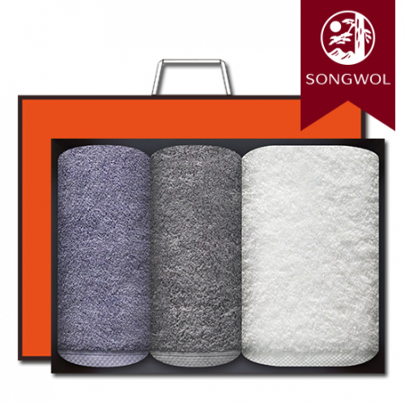 송월타올 프리미엄 40수 바스1장+160g 40수 세면2장 선물세트(박스+쇼핑백 포함) #2