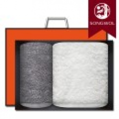 송월타올 프리미엄 40수 바스1장+160g 40수 세면1장 선물세트(박스+쇼핑백 포함)