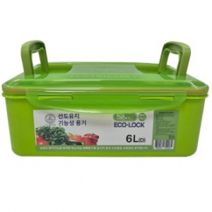 신선도 유지기능 밀폐용기 6000ml
