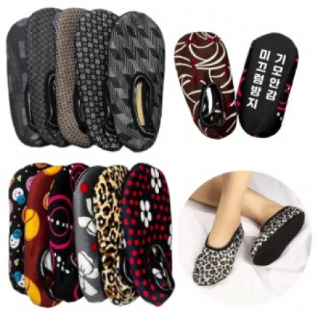 기모 덧신 버선 덧버선 털버선 양말 덧버선 방한 효도 어르신 미끄럼방지 요술버선 #2