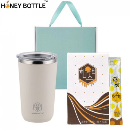 허니보틀 소프티 텀블러 390ml 국내산 꿀스틱 허니스틱10포 #2