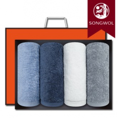 송월타올 항균 180g (40수/40*80cm) 4매입 선물세트(박스+쇼핑백 포함)