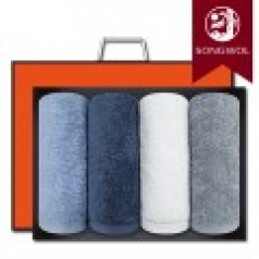 송월타올 항균 180g (40수/40*80cm) 4매입 선물세트(박스+쇼핑백 포함)