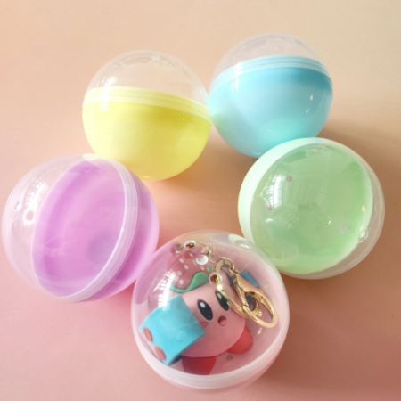 반투명 파스텔컬러 뽑기 캡슐 70mm #2