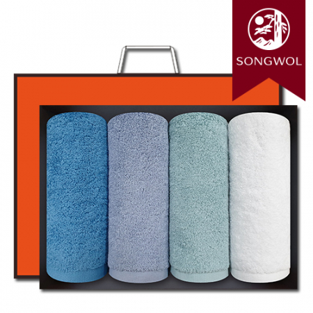 송월타올 항균 170g (30수/40*80cm) 4매입 선물세트(박스+쇼핑백 포함) #2