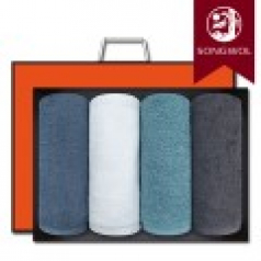 송월타올 항균 150g (30수/40*80cm) 4매입 선물세트(박스+쇼핑백 포함)